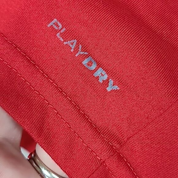 Reebok Men's Large Red Casual Tee Short Sleeve Crewneck T-Shirt Quick Dry Active - Picture 7 of 7